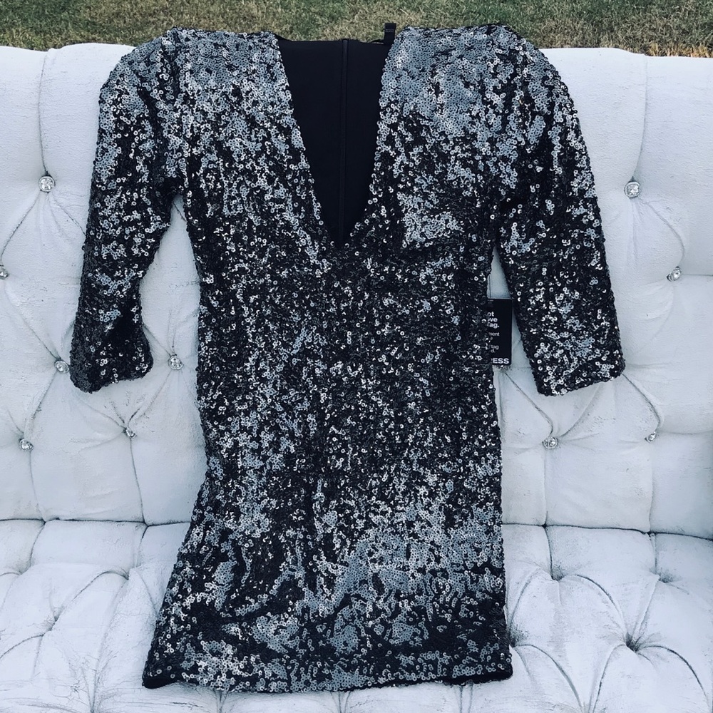 Express Sequin Dress Size 2 NWT